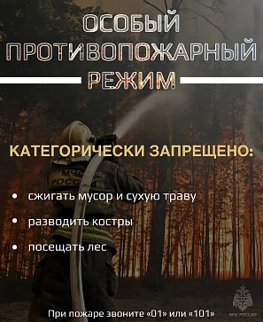 На территории Онгудайского района введён особый противопожарный режим